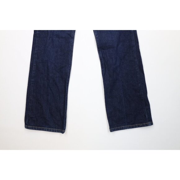 Vintage Y2K 2000 Tommy Hilfiger Womens 9 Copper Rivet Hipster Flared Denim Jeans - Picture 4 of 15